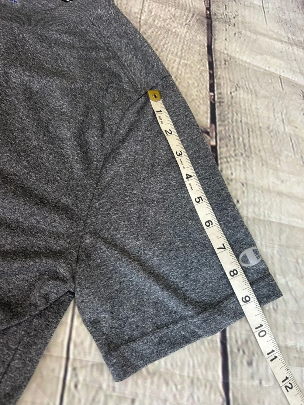 Gray Ohio state Buckeyes tee shirt moisture wicking performance fabric champion - Picture 5 of 6